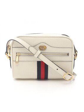 Gucci Shoulder Bag Oppidia Off White Leather